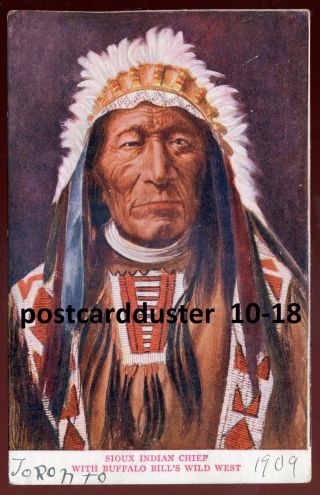 1739 - Sioux Indian Chief 1909 Buffalo Bill 