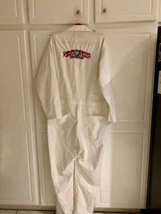 Barnum & Bailey Ringling Bros.  White Coverall Jumpsuit - Large