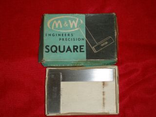 Vintage Moore & Wright Sheffield Machinist Square No.  400/3 "