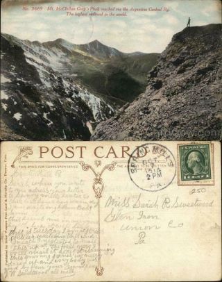 Argentina 1914 Mt.  Mcclellan Gray 