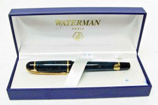 Waterman France Fountain Pen Emerald Green Boxed