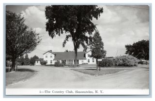 York Skaneateles The Country Club Real Photo Postcard Kodak Back Circa 1950