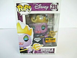 Funko Pop Disney Ursula 231 Hot Topic Exclusive Diamond