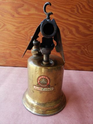Vintage The Lenk Mfg Company Gas Blow Torch Gasoline Blowtorch Blacksmith Welder