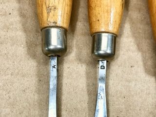 Vintage Millers Falls Wood Carving Tool Set No.  106 2