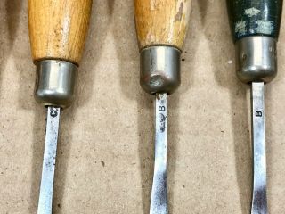 Vintage Millers Falls Wood Carving Tool Set No.  106 3