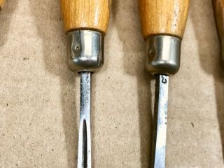 Vintage Millers Falls Wood Carving Tool Set No.  106 5