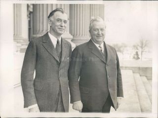 1932 Photo Senator Key Pittman Welcoming Patrick Mccarran Washington