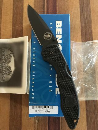 Benchmade 831bt N.  R.  A.  Special Edition