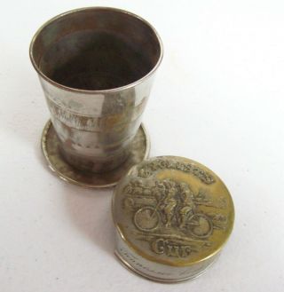 Antique 1897 TENNESSEE CENTENNIAL Exposition CYCLISTS Cup 2