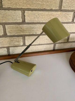 Vintage Tensor Green Plastic Space Age Mid Century Eames Mod Desk Lamp