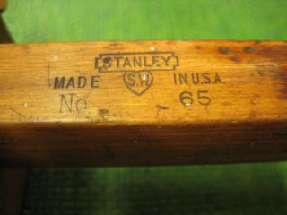 Stanley Wood Scribe Marking Gauge Ruler No.  65,  Vintage Woodworking Tool