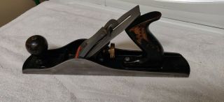 Old Stanley Bailey No.  5 Smooth Bottom Jack Plane Type 16 (1933 - 1941) Usa