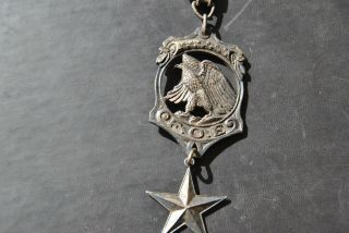 Vintage F.  O.  E.  Fraternal Order Eagle Necklace/pendant.