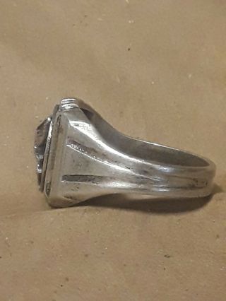 Vintage Rare size 11 Eagle Scout ring sterling silver 2