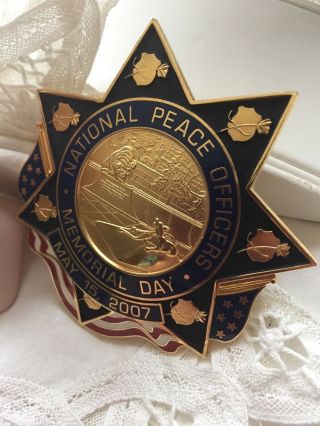 National Peace Officer Memorial Day Badge