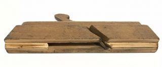 Antique English Wood Moulding Plane Hand Tool J Scrimgeour D Malloch Perth 3 2