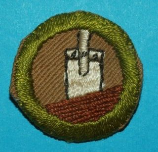 Soil Management Type C Merit Badge - - Boy Scouts - 9008