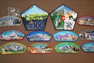 Bsa 2013 National Jamboree 100 Years Denver Area Council Patch Set & Pin