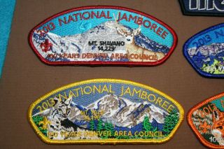BSA 2013 National Jamboree 100 Years Denver Area Council Patch Set & Pin 6