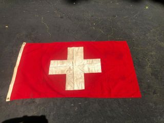 Wwii Ww2 Swiss Flag,  Switzerland,  National,  Military,  Army,  Field,  Combat