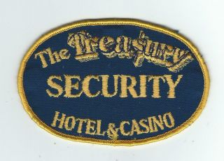 Vintage The Treasury Hotel & Casino Security,  Las Vegas,  Nevada Patch