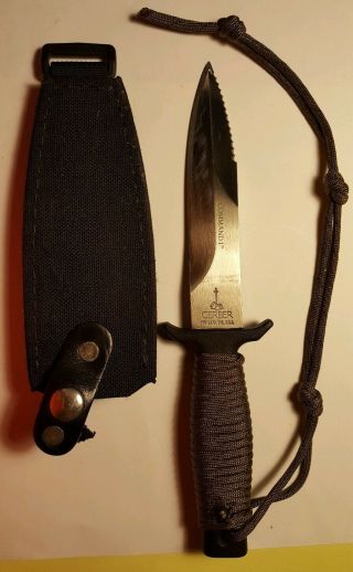 Gerber Command 1,  Boot Knife,  Dagger Knife W/ Sheath Portland Or.  Usa