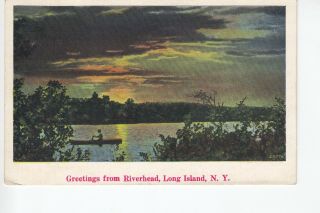 Sunrise Greetings From Riverhead Long Island Ny 20776