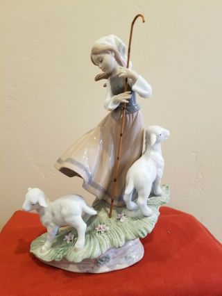 Rare 2004 Retired In 2009 Lladro " Country Life " 11 1/2 High X 8 In Wide