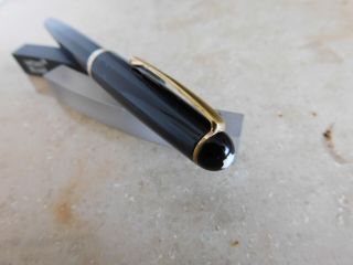 Montblanc Vintage 342 Piston Filler Fountain Pen Black/gold Coated Trim