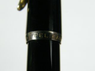 Vintage Pelikan West Germany Fountain Pen M Medium Nib Black 3
