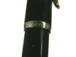 Vintage Pelikan West Germany Fountain Pen M Medium Nib Black 4