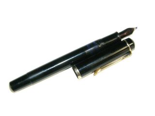 Vintage Pelikan West Germany Fountain Pen M Medium Nib Black 7