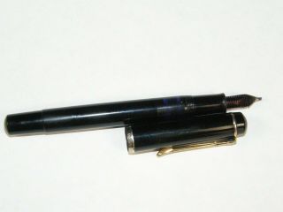Vintage Pelikan West Germany Fountain Pen M Medium Nib Black 8