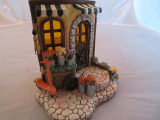 Goebel M.  I.  Hummel Blooming Delights Scape With 2 Hummels Plays Music Hand Paint 8