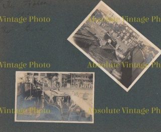 Old Chinese Photographs The Typhoon Shanghai Bund China Vintage Album Page 1915