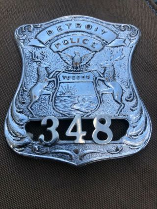 Vintage Obsolete Detroit,  Michigan Police Department Badge Antique Collectible