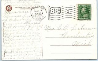 Signed Artist GRACE WIEDERSEIM DRAYTON Little Boy BEE STING Hive 1911 Postcard 2