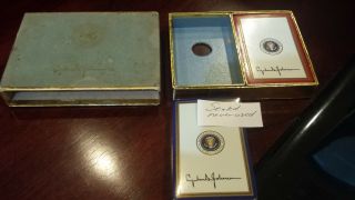Presidential Memorabilia Lyndon B.  Johnson Deck Of Playing Cards One Pack