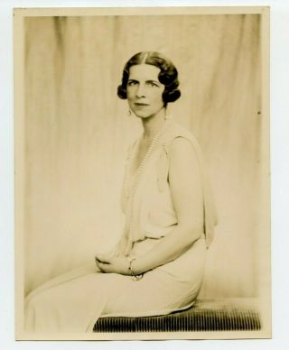 Vintage Photo By Bertram Park,  Princess Helen Of Greece Queen Of Romania