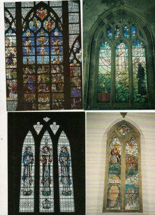 50 Postcards: Stained Glass Windows
