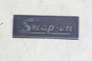 Vintage Snap On Toolbox Emblem