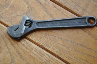 Vintage J H Williams & Co.  6 In.  " Superjustable " Wrench Made In Usa