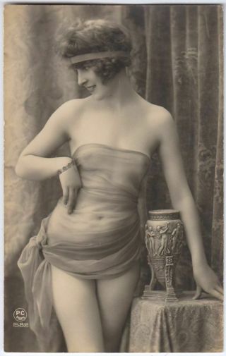 French Nude Woman 1920 
