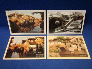 20 POSTCARDS POST CARD SOUTH CHINA WATER TOWN STONE BRIDGE TEMPLE PAGODA WATER 5