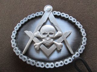 Hiram Abiff Freemasons Masonic Belt Buckle