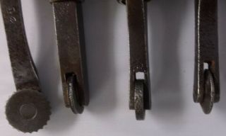 Vintage Bespoke Shoemaker Cobbler Leather tools Fancy Wheels 8