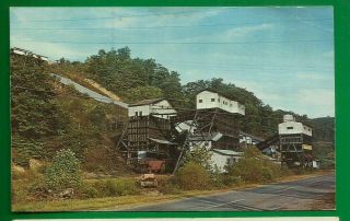 Eastern Kentucky/ Coal Mining/ Bldgs/ Chrome Postcard