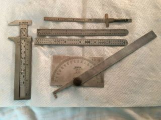 Vintage Machinist Tools,  Pocket Chum,  General No.  300,  General No.  17,  Gulco 10