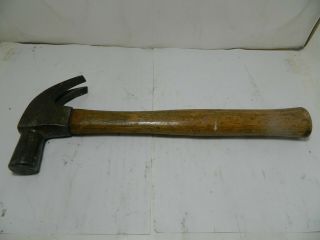 Vintage Stanley Usa Carpenters Claw Hammer - 16 Ounce - Handle -